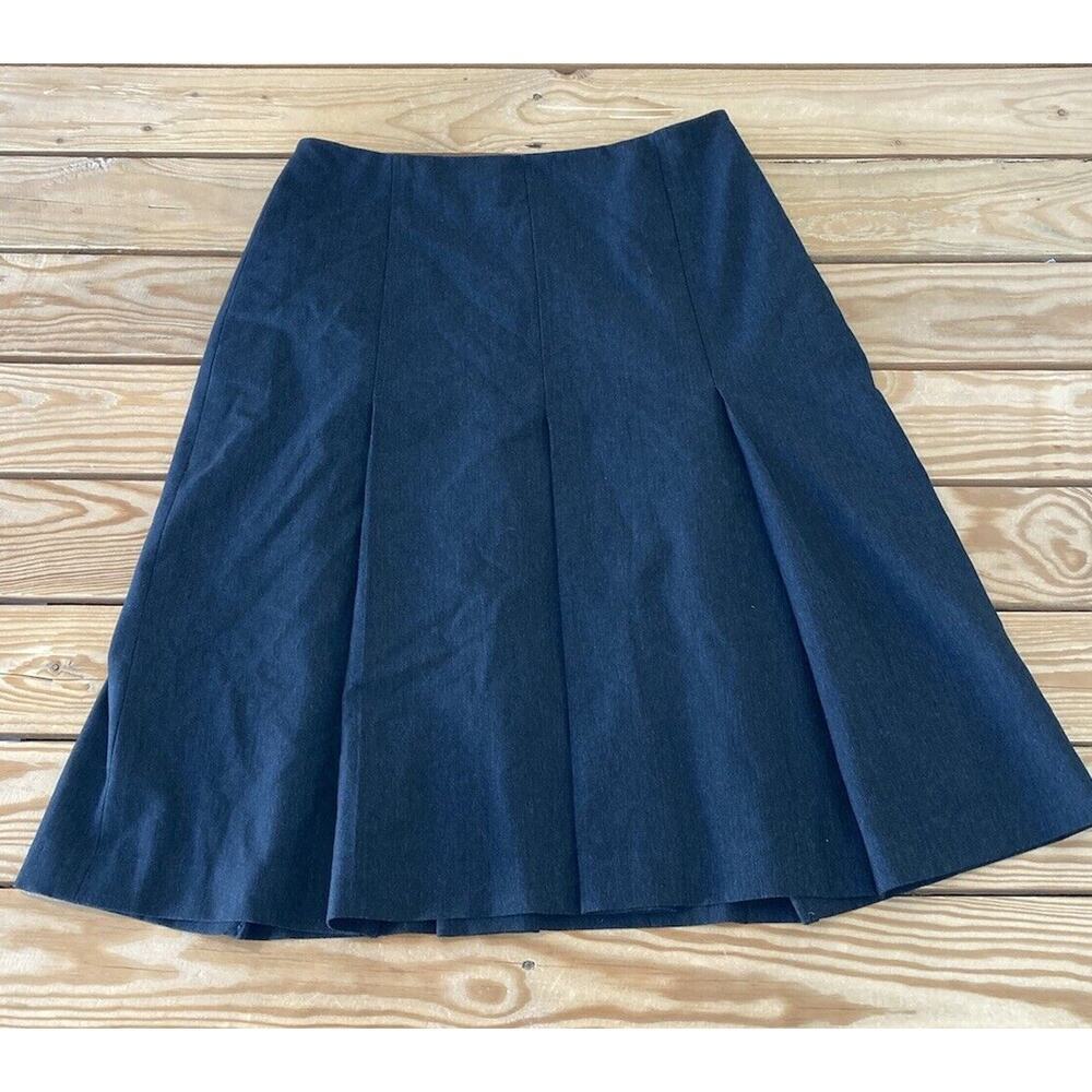 Tristan & Iseut  Pleated Skirt Size 6 Women’s Gray